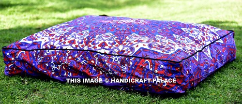 Indien pouf housse - pouf, carré
