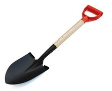 X Pelle De Camping Jardin Corps En Bois Métal 70Cm Dfh