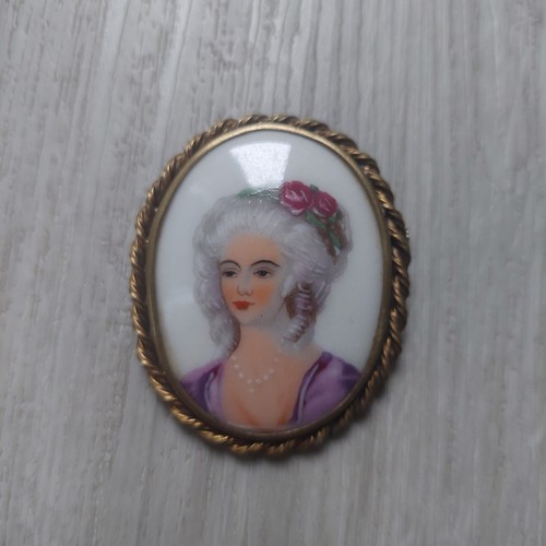 Broche porcelaine limoges - broche,