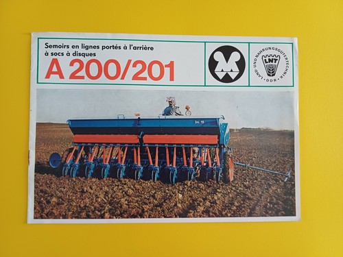 Brochure semoirs a200 - brochure, 201