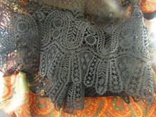 Ancienne dentelle noire - ancienne,