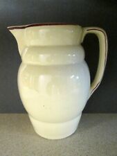 BROC à EAU Cruche Pichet Faience Pitcher Krug Earthenware LONGCHAMP ca1900 !