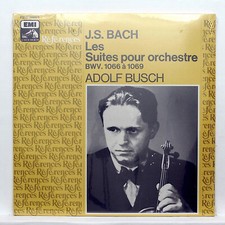 ADOLF BUSCH CHAMBER PLAYERS ⸺ JS BACH suites for orchestra ⸺ EMI 2xLPs NM