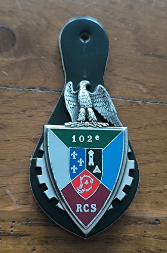 Insigne 102 rcs - insigne, régiment