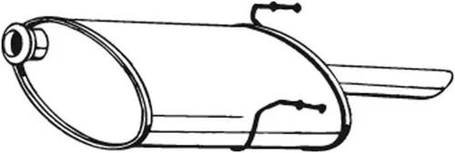 Silencieux final 190 861 - final, bosal