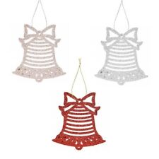 Paillette Sapin de Noël Décorations Lot De 6 Cloches - Choisir Couleur