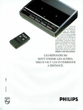 Publicité Advertising 1020  1988  Philips  le téléphone répondeur TD  9362 *****