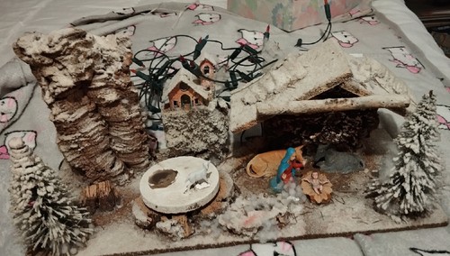 Creche avec ane - avec, boeuf,