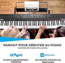 Piano Numérique ALESIS 88 Touches Semi Lestées Enceinte Intégrées Cours Gratuits