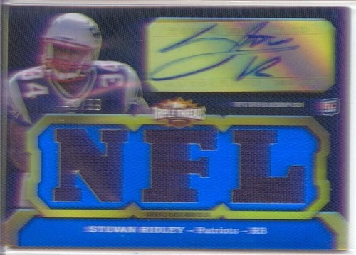 Stevan ridley rookie auto - ridley, rc