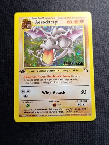 Carte pokemon aerodactyl 62 - pokemon,