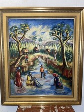 Tableau  Ancien Yves Art Naif
