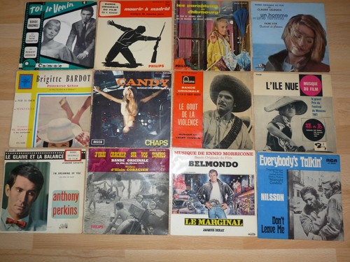 Lot disques vinyles 45t - lot,