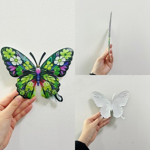 Art mural papillon vibrant
