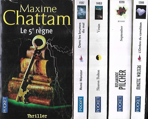 Lot thrillers pocket - x,