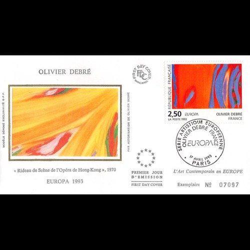 Fdc soie europa - fdc, europa.