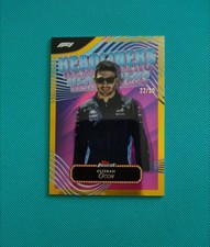 carte topps F1 Finest 2024 Formula 1 /50 Gold Esteban Ocon Insert Headliners