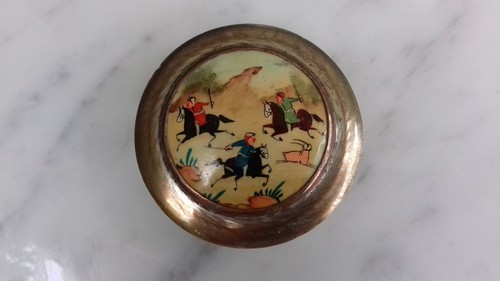 Ancien poudrier boîte à - poudrier, ou