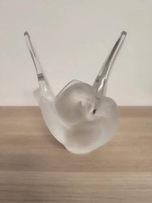 Grand vase en cristal  Lalique modèle Sylvie