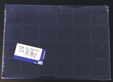 Plateau numismatique bleu pour