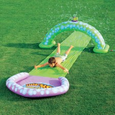 X Toboggan Aquatique De Jardin