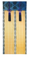 Rideau de porte japonais Noren longueur 180 cm Edo store en bambou 85 x 180 cm