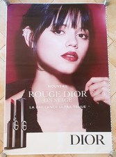 Affiche poster taille abribus 120cm x 176cm Rouge Dior Jenna Ortega (Roulée)