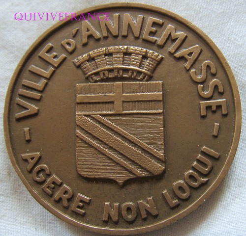 Med9642 medaille annemasse - -,