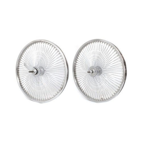 Paire roue chrome 144 - paire, 20"