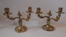 Paire de candélabres anciens