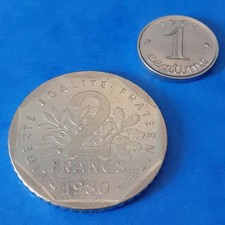 2 francs semeuse nickel 1980