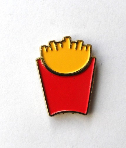 Pin cornet frites fast - pin's,