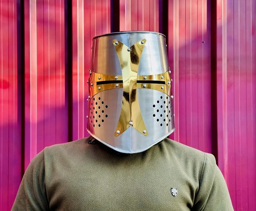 Casque médiéval chevalier