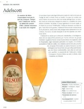 Publicité contemporaine bière Française Adelscott 2006 issue de livre 