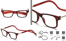 Lunettes de vue Presbytie magnétique à clic BORDEAUX de 1,0 à 3.5 dioptrie 