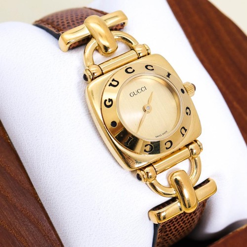 Montre gucci 6300l - montre, or
