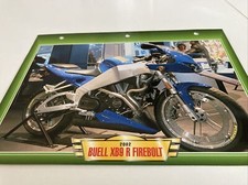 Buell XB9 R 1000 Firebolt 2002 fiche carte moto passion collection Atlas