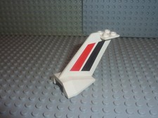 Lego tail wedge with red - with,