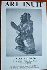  AFFICHE-ART INUIT- GALERIE
