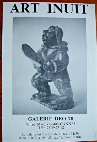 Affiche art inuit galerie - affiche-art, inuit-