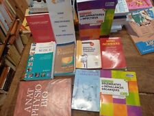 Lot 10 livres soins infirmiers l'infirmière en réanimation dictionnaire médical