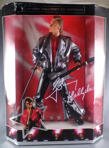 Johnny hallyday poupée 30cm - -,