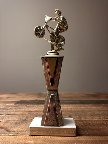Vintage bmx trophy 1983 - trophy,