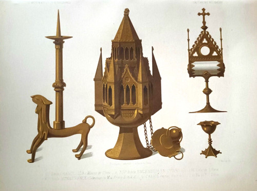 Lithographie moyen âge