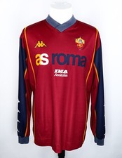 AS ROMA 2000-01 TRAINING SHIRT M - MAILLOT VINTAGE KAPPA MAGLIA ALLENAMENTO