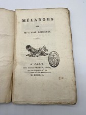 Rossignol, de Val-Louise (Embrun) Mélanges.1802-1806 Voyages, Sciences  , 5 Vol.