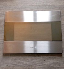Porte Trappe Vitre Verre Extérieur Acier Brossé 585mm x 440mm Four Smeg SE398X-5