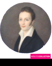 ANTIQUE 1840s FRENCH MINIATURE