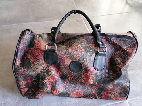 Sac voyage avec motifs - voyage,