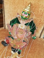 MARIONNETTE ancienne en bois Birmanie 